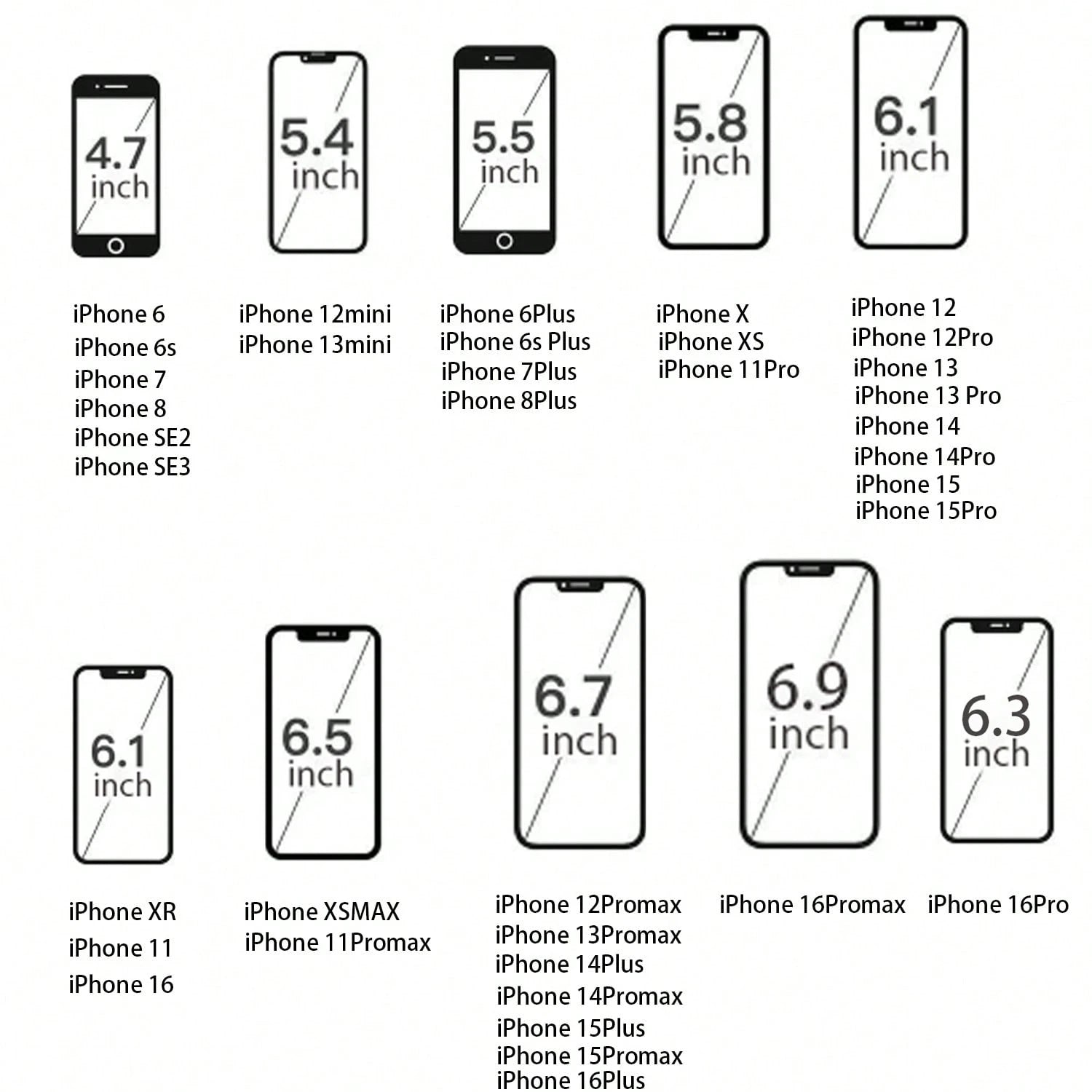 For Phone 17/16/15/14/13/12/11 Series Transparent Phone Case Compatible With MagSafe, Triple Layer Magnetic Charging Case, Phone 16 Pro Max Heavy Duty Shockproof And Drop-Proof Phone Case For Christma