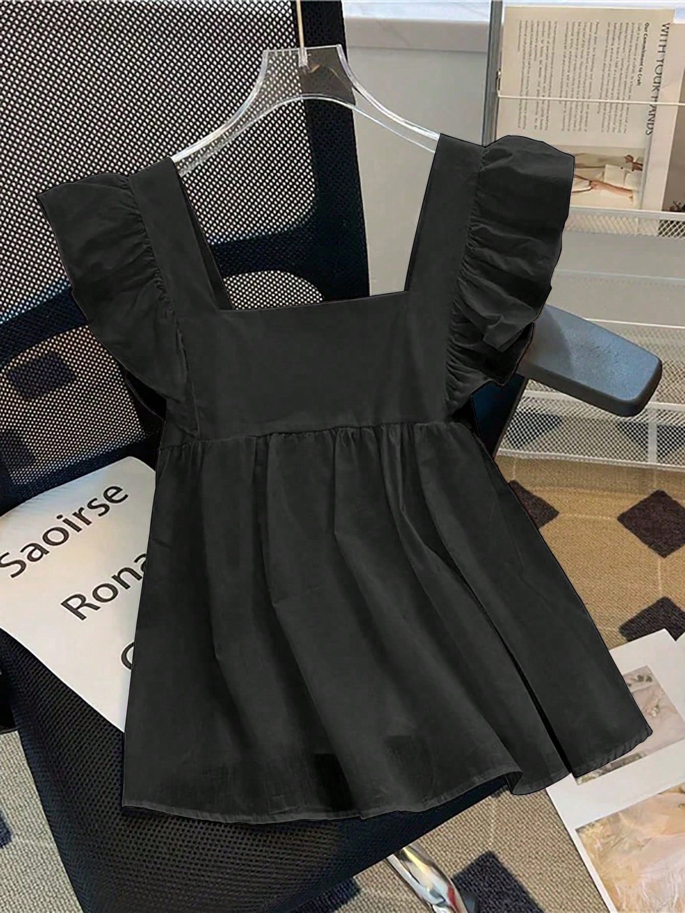 Franclia Women's Fashionable, Elegant And Cute Cap Sleeve Pullover