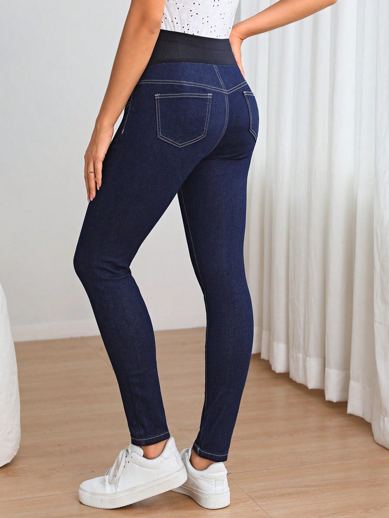 GentleRue Maternity Maternity Wideband Waist Skinny Jeans