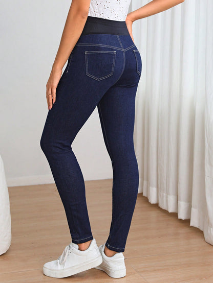 GentleRue Maternity Maternity Wideband Waist Skinny Jeans