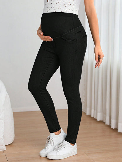 GentleRue Maternity Maternity Wideband Waist Skinny Jeans