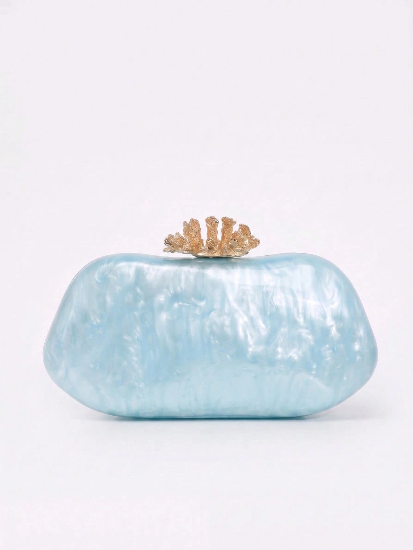 Gets Luxury Women's Acrylic Clutch Bag Marble Pattern Crown Accent Evening Purse Bridal Wedding Gala Fashion Handbag Elegant Acrylic Bag Gift For Ladies