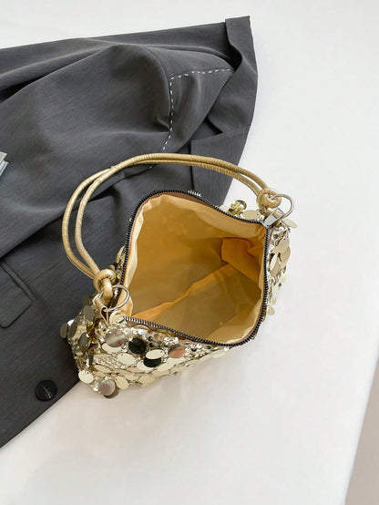 Glamine New Summer Fashion Sequins Armpit Bag, Versatile Large Capacity Shoulder Bag, Handbag For Party