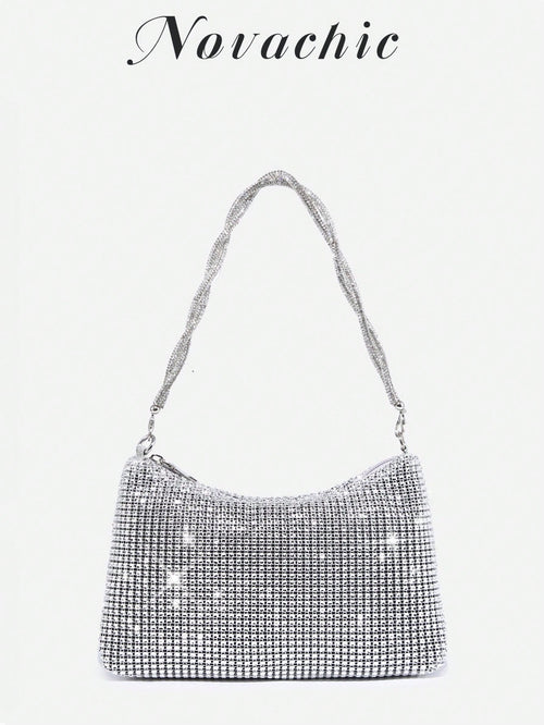 Glamorous, Elegant & Refined, Understated Luxury Shiny Sequin Women's Shoulder Bag, Wedding Items