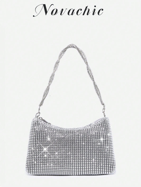 Glamorous, Elegant & Refined, Understated Luxury Shiny Sequin Women's Shoulder Bag, Wedding Items