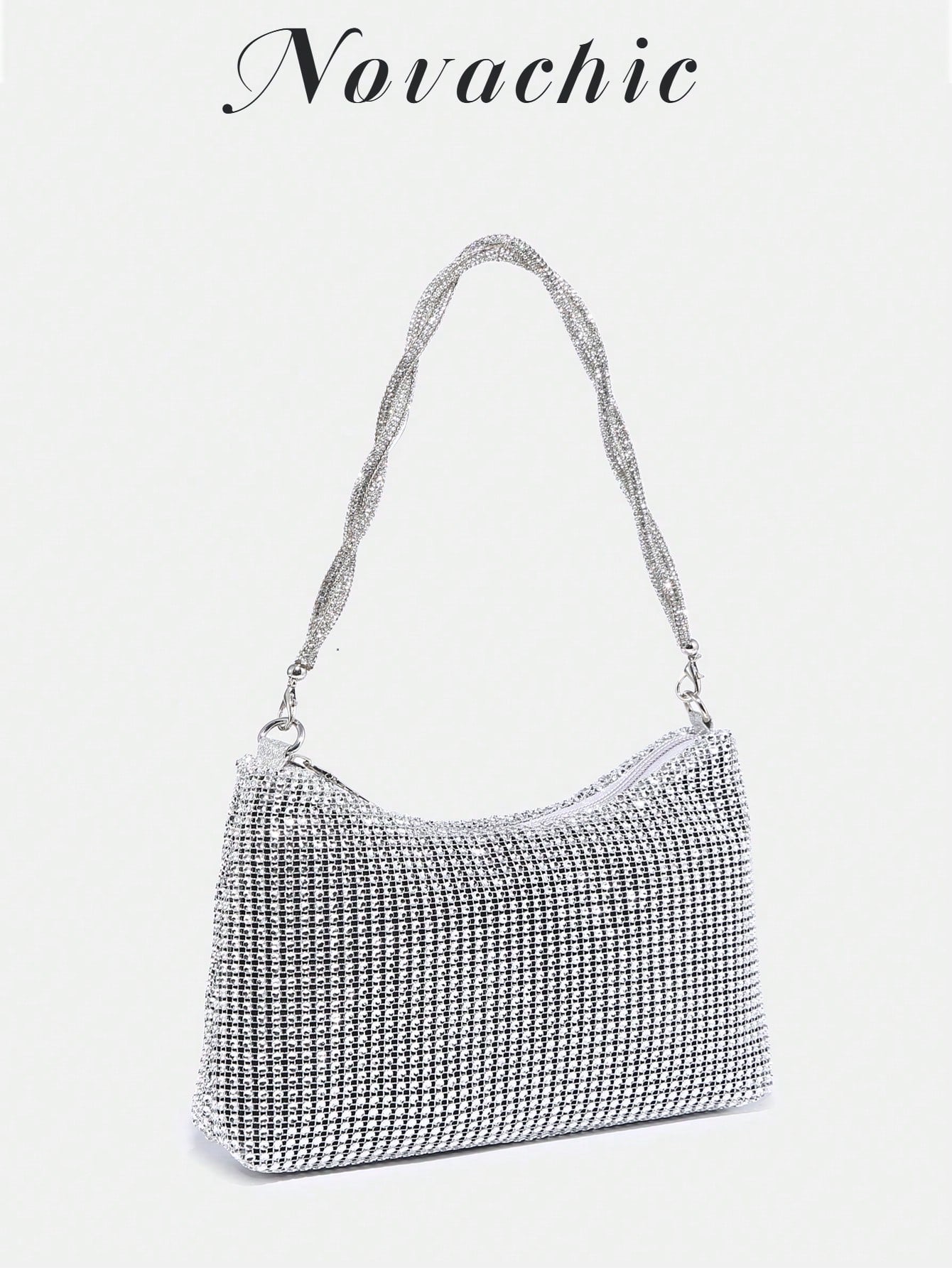 Glamorous, Elegant & Refined, Understated Luxury Shiny Sequin Women's Shoulder Bag, Wedding Items