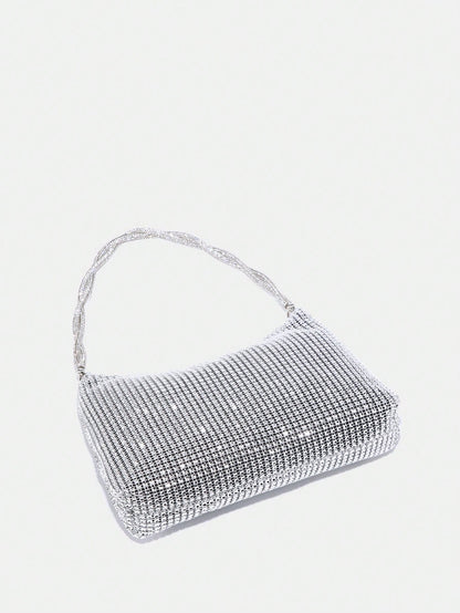 Glamorous, Elegant & Refined, Understated Luxury Shiny Sequin Women's Shoulder Bag, Wedding Items