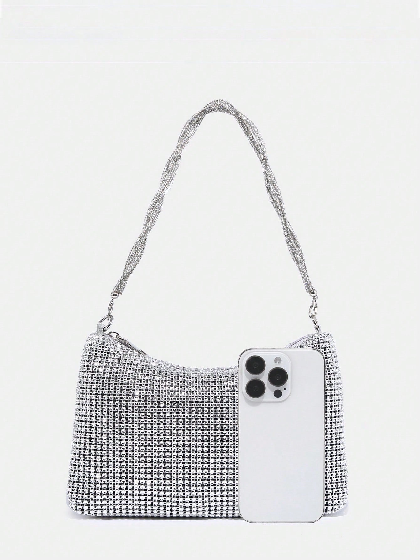 Glamorous, Elegant & Refined, Understated Luxury Shiny Sequin Women's Shoulder Bag, Wedding Items