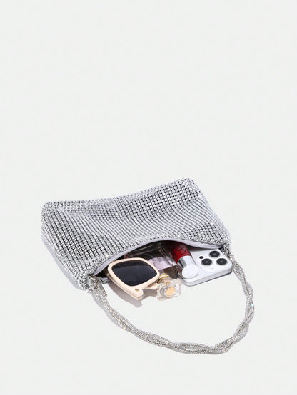 Glamorous, Elegant & Refined, Understated Luxury Shiny Sequin Women's Shoulder Bag, Wedding Items