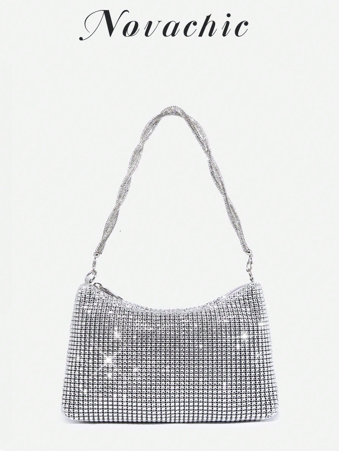 Glamorous, Elegant & Refined, Understated Luxury Shiny Sequin Women's Shoulder Bag, Wedding Items