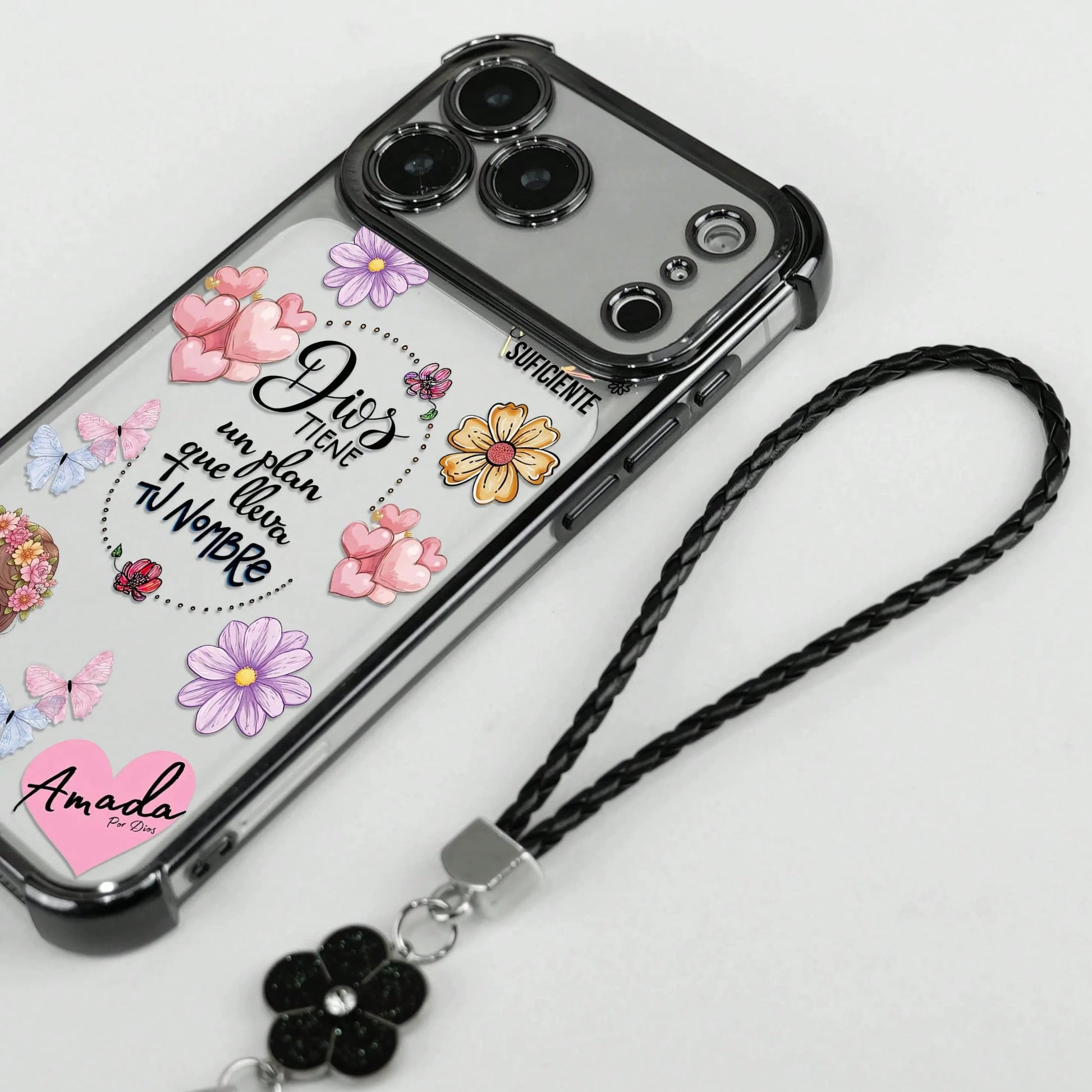 "God's Plan Blueprint" (Patrón Del Plan De Dios) Themed Phone Case, Compatible With Models Such As Galaxy 17 Pro Max, Air, 16, 15 Plus, 14, 13, 12, 11, XR, XS, S25 Ultra, S24 FE, S23, And S22; Feature