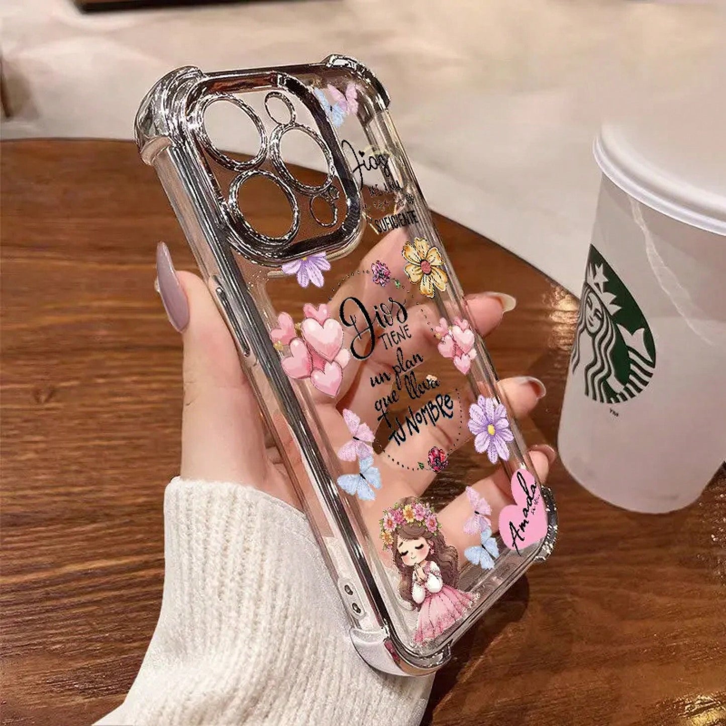 "God's Plan Blueprint" (Patrón Del Plan De Dios) Themed Phone Case, Compatible With Models Such As Galaxy 17 Pro Max, Air, 16, 15 Plus, 14, 13, 12, 11, XR, XS, S25 Ultra, S24 FE, S23, And S22; Feature