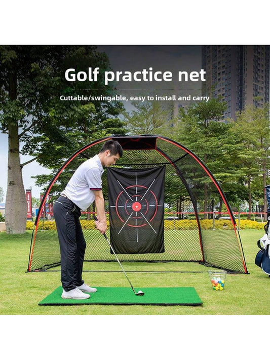 Golf Net For Backyard Practice: Hitting Net – Training For Driving Chipping Swing Golf Gift For Dad And Maam,Husband Men,Wife,Valentine's Day Gift,Gifts For Sports Enthusiasts
