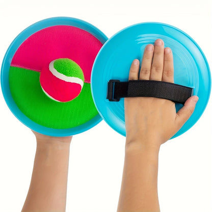 Goo Ball Children's Toy- Outdoor Game, Beach Toy, Throwing Ball Set With 2 Bats And 1 Ball, Perfect Beach Game Combination Courtyard Playground, Suitable For Children/Adults/Family Easter Gifts