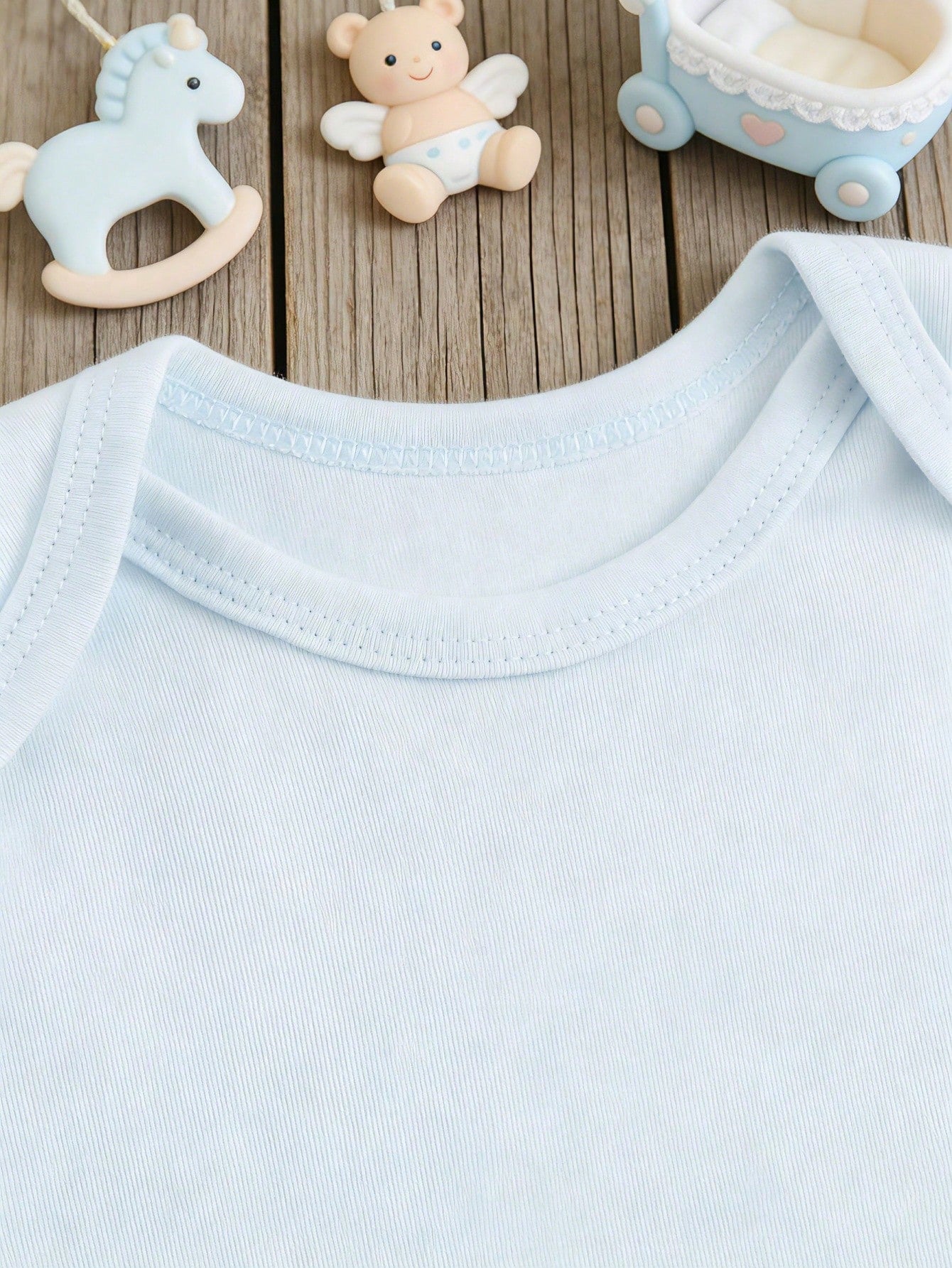 Grandpa Heaven Is Guarding My Light Blue Baby One-Piece Suit- A Soft And Comfortable Newborn One-Piece Dress