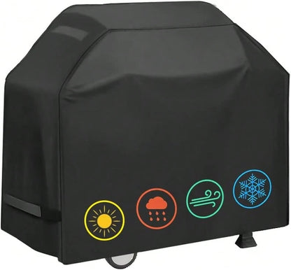 Grill Cover, Waterproof BBQ Grill Cover, 58 Inch Rip-Proof And Anti-UV Barbecue Gas Grill Cover Compatible For Char-Broil Nexgrill Grills And More