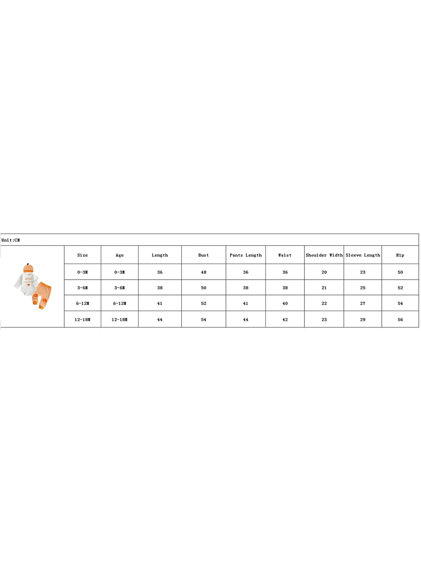 Halloween Infant Baby Boy 3Pcs Outfit Pumpkin Letters Embroidery Long Sleeve Crew Neck Romper With Striped Pants And Hat