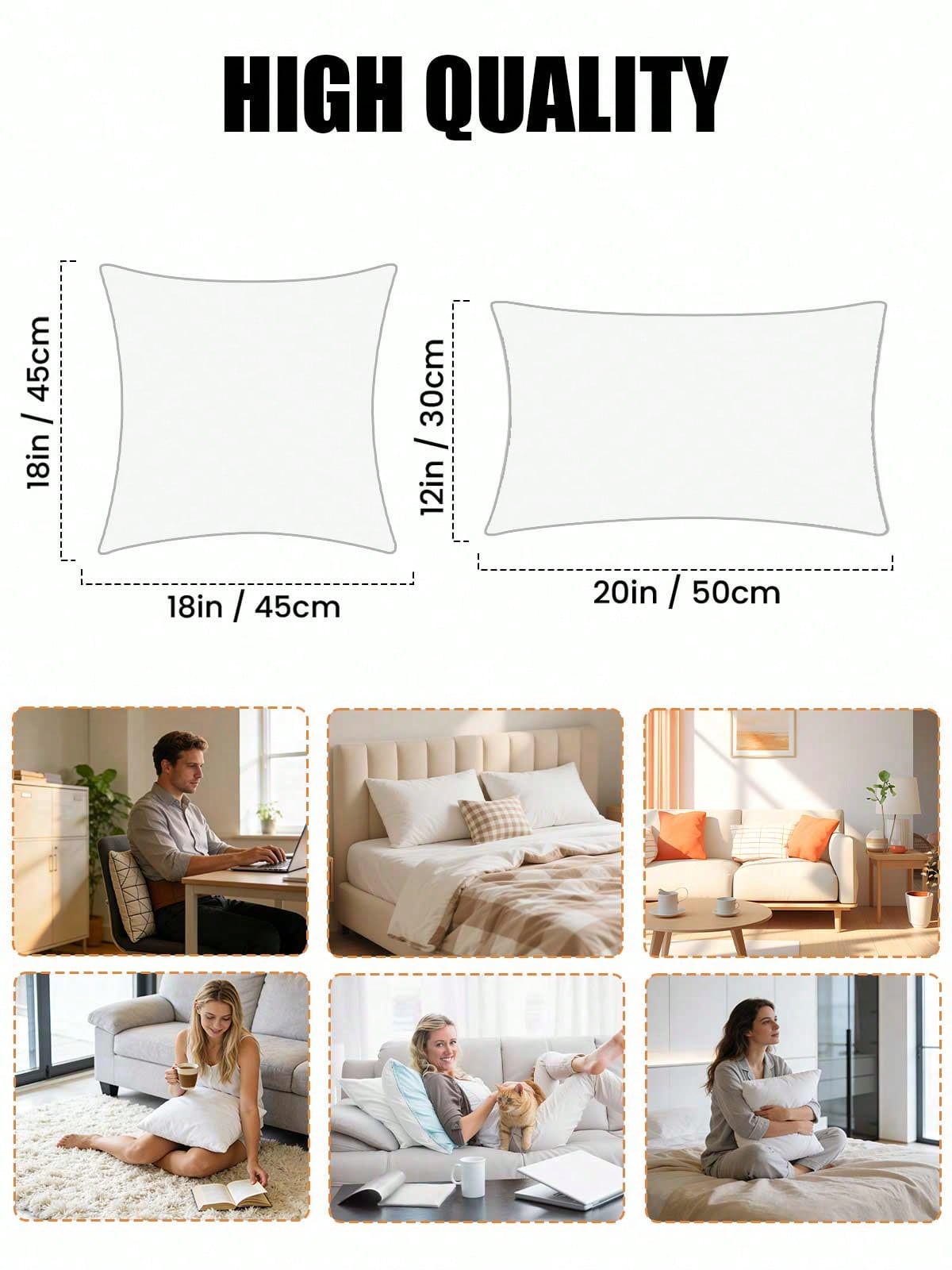 Halloween Pillow Case Witch Silhouette Soft Comfortable Cushion Covers Birthday Gifts Family Holiday Daily Graduation Wedding Souvenir Party Sofa Living Room Sofa Bed Bedroom Christmas Thanksgiving