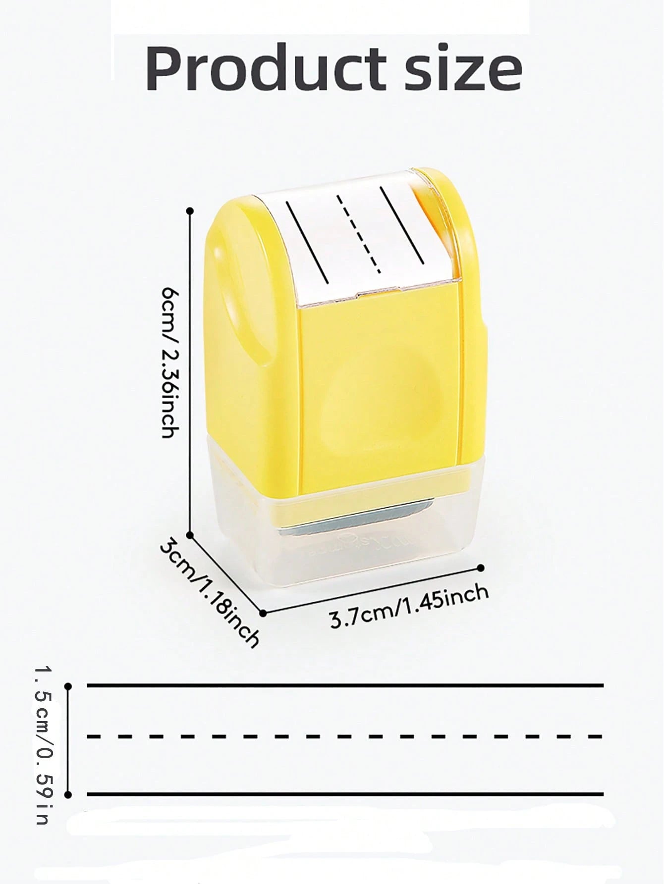 Handwritten Line Practice Seal Stamp Suitable For Kids, Parents, Teachers, Students- Handwriting Practice Tool, Rolling Stamp With Refillable Ink Back To School,Back To School,School Supplies