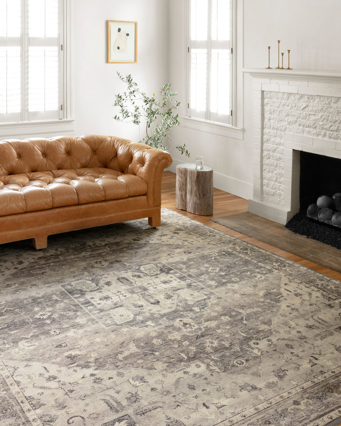 The Rug Corner Loloi II Hathaway Steel / Ivory