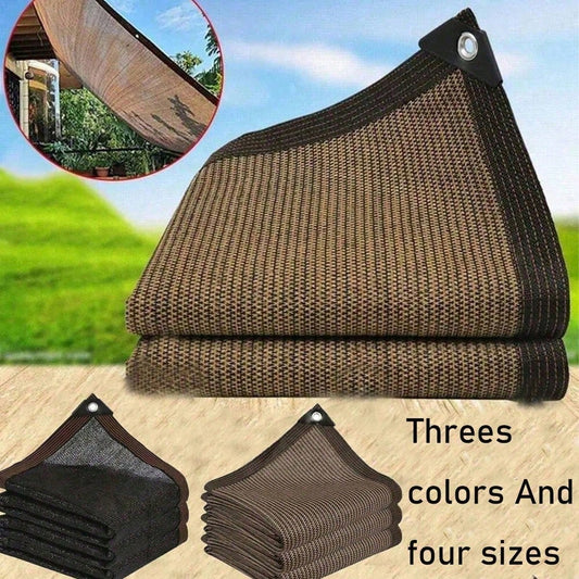 Heavy-Duty Outdoor Shade Cloth With Grommets – UV Resistant Sunblock Mesh Tarp With Reinforced Edges – Privacy Screen For Balcony, Kennel,, Patio & Pool – Tear-Resistant & Easy Installation (Multiple