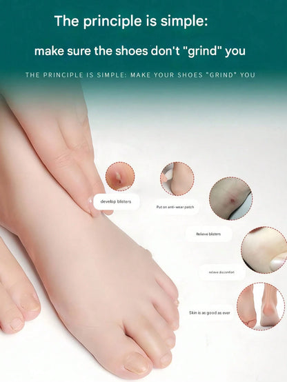 Heel Pads Anti-Chafing Foot Protector Invisible Shoe Friction Pads ForWomen And Men Comfortable Soft Anti-Blister Heel Pads Suitable ForOutdoor Sports Office Anti-Slip Heel Grips Outdoor CampingSchool