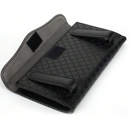 High-End PU Leather Face Towels For Automobiles, Sun Visor Design, A Must-Have Storage Tool Inside The Car, Enhancing The Interior Decoration And Practical Functions