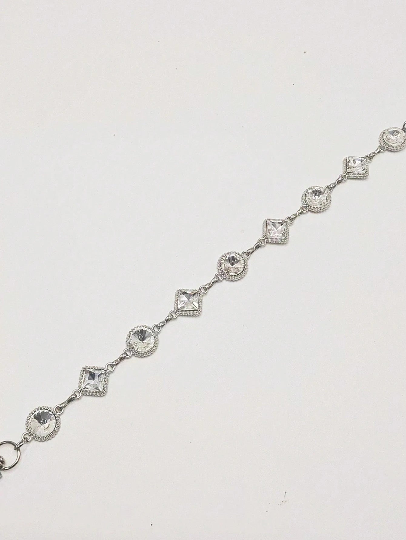 High-End Rhinestone European-American Style Durable Chain Metal Bag Charm Accessory
