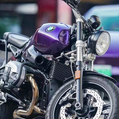 High Gloss Crystal Chameleon Purple Vinyl Wrap, Self Adhesive Air Release Film, DIY Color Change Sticker For Car & Motorcycle Body Modification