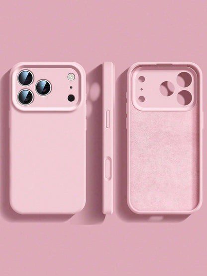 High-Quality Liquid Silicone Phone Case Compatible With IPhone 17 Pro Max, 17 Pro, 17 Air, 17, 16, 15, 14, 13, 12, 11 Pro Max Plus, Soft Touch Skin-Friendly Anti-Drop Protective Cover