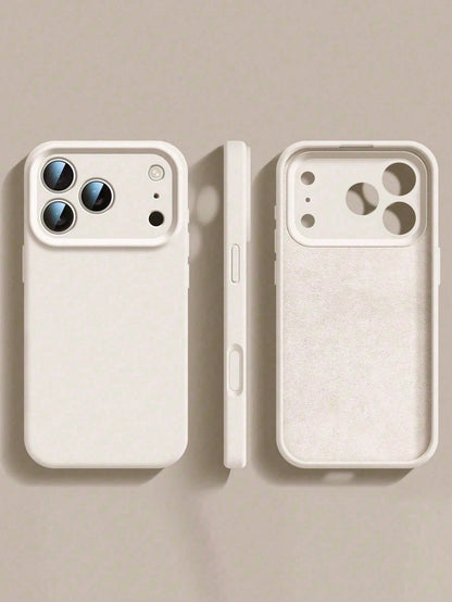 High-Quality Liquid Silicone Phone Case Compatible With IPhone 17 Pro Max, 17 Pro, 17 Air, 17, 16, 15, 14, 13, 12, 11 Pro Max Plus, Soft Touch Skin-Friendly Anti-Drop Protective Cover