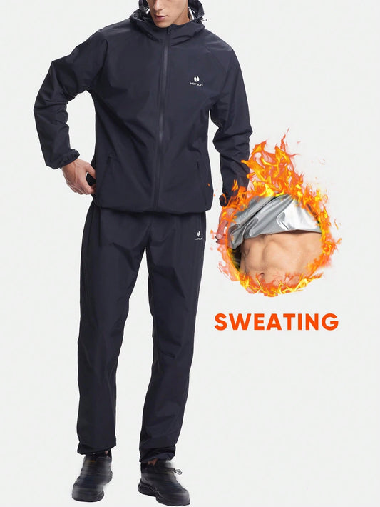 HOTSUIT Sauna Suit For Men Weight Loss Sweat Suit Boxing Exercise Sweat Sauna Jacket Pants