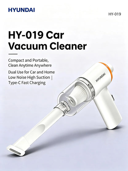 HYUNDAI Cordless Handheld Vacuum Cleaner. Lightweight And Portable Design. Powerful Suction With A Brushless Motor. Suitable For Home And Car Cleaning. High-Efficiency Filtration For Long-Lasting Batt