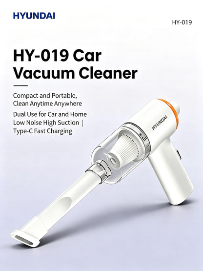 HYUNDAI Cordless Handheld Vacuum Cleaner. Lightweight And Portable Design. Powerful Suction With A Brushless Motor. Suitable For Home And Car Cleaning. High-Efficiency Filtration For Long-Lasting Batt