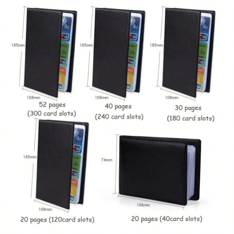 ID Credit Card Holder Business Card Wallet Business Card Book Card Storage Notebook Collection Album
