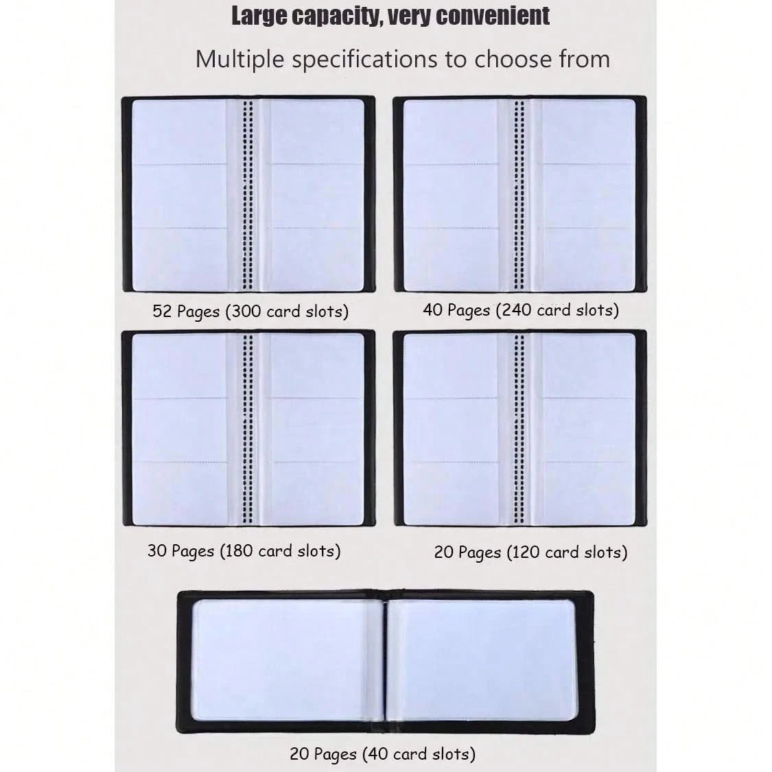 ID Credit Card Holder Business Card Wallet Business Card Book Card Storage Notebook Collection Album