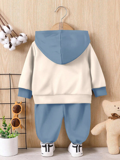 Infant Boys Casual Loose Comfy Knit Soft Sweatshirt&Pants Set,Suitable For Autumn/Winter Baby Boy Clothes Outfit Tractor Little Sweatpants Fall