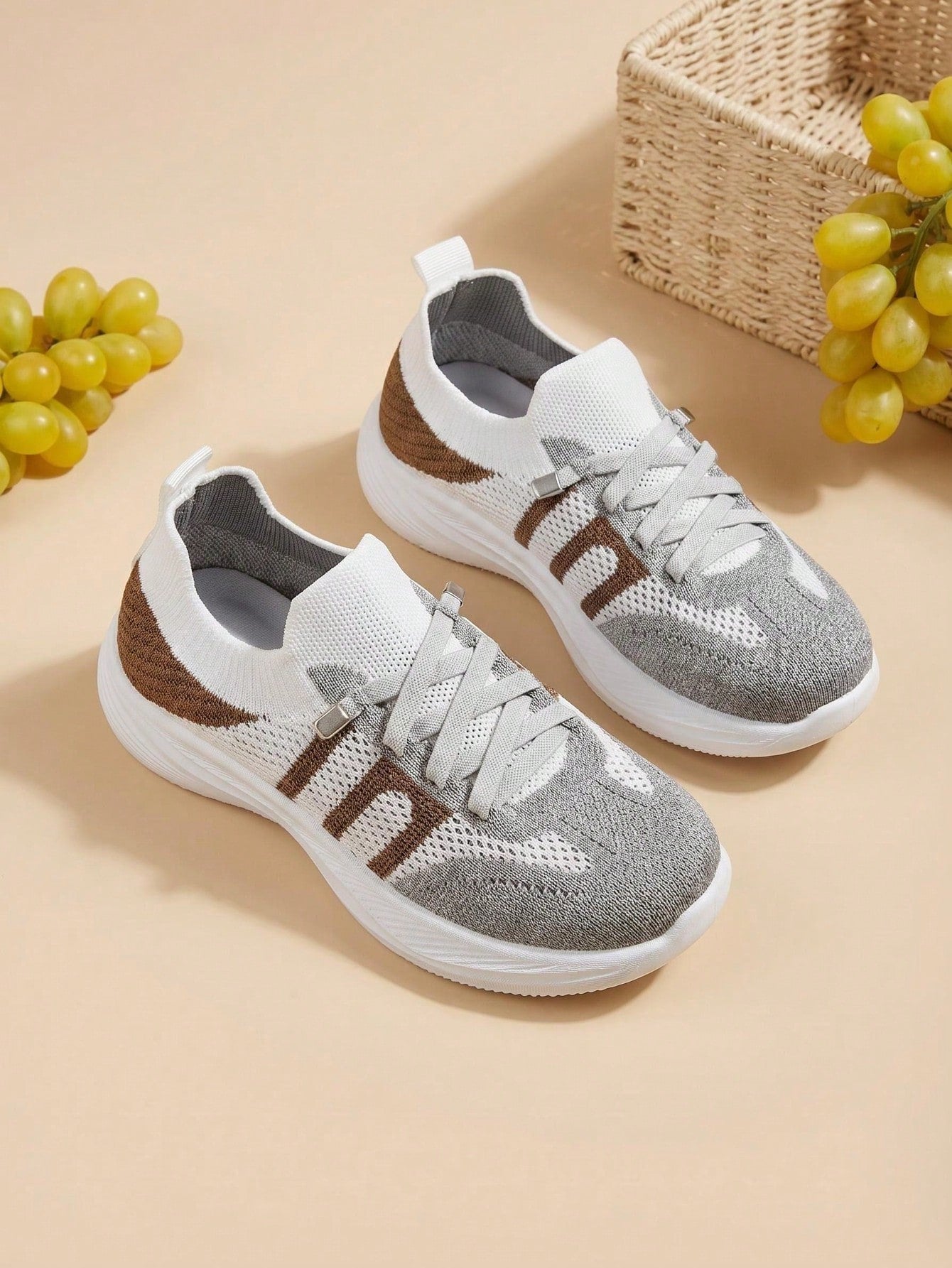 Infant Casual Knit Fabric Sandals, Baby Leisure Shoes, Breathable Sports Shoes