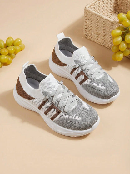 Infant Casual Knit Fabric Sandals, Baby Leisure Shoes, Breathable Sports Shoes