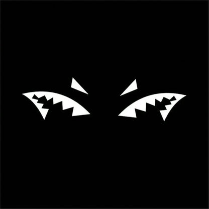 JDM Shark Fin Antenna Car Sticker Creative Shark Mouth Vinyl Decal Car Body Stickers Car Styling Auto Exterior Decoration