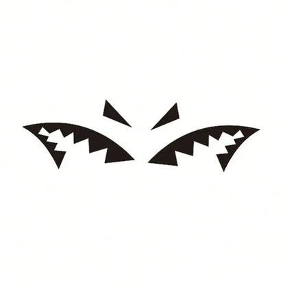 JDM Shark Fin Antenna Car Sticker Creative Shark Mouth Vinyl Decal Car Body Stickers Car Styling Auto Exterior Decoration