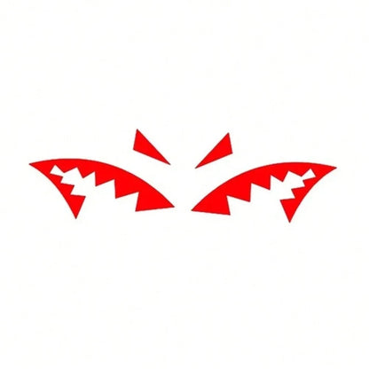 JDM Shark Fin Antenna Car Sticker Creative Shark Mouth Vinyl Decal Car Body Stickers Car Styling Auto Exterior Decoration