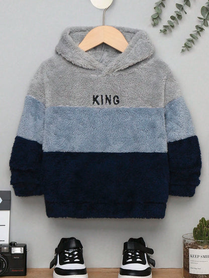 Kids Young Boy Casual Minimalist Y2K Hip-Hop Rock Graffiti Sports Style Loose Comfortable Long Sleeve Sweatshirt Sweatshirt Suitable For Autumn/Winter