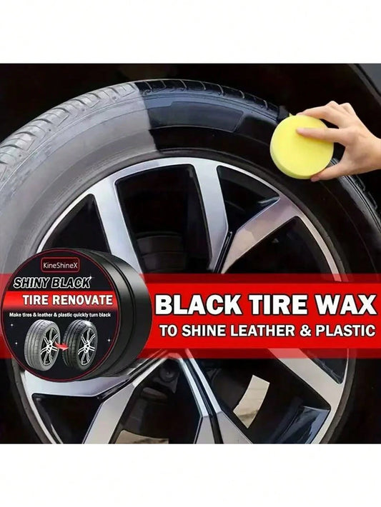 KineShineX Car Polishing And Glazing Wax, Car Interior Polishing And Restoration Paste, Plastic Trim Scratch Repair Paste, Leather Seat And Steering Wheel Polishing And Cleaning Paste, And Automotive