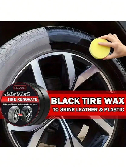 KineShineX Car Polishing And Glazing Wax, Car Interior Polishing And Restoration Paste, Plastic Trim Scratch Repair Paste, Leather Seat And Steering Wheel Polishing And Cleaning Paste, And Automotive