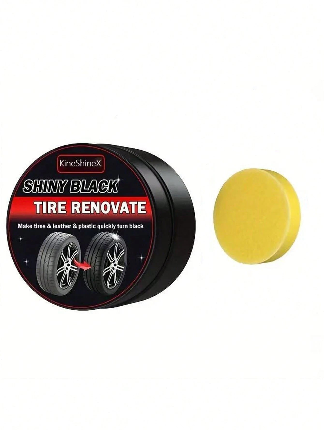 KineShineX Car Polishing And Glazing Wax, Car Interior Polishing And Restoration Paste, Plastic Trim Scratch Repair Paste, Leather Seat And Steering Wheel Polishing And Cleaning Paste, And Automotive