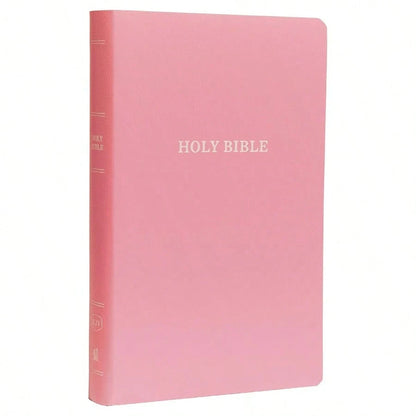 KJV Holy Bible: Gift And Award, Pink Leather-Look, Red Letter, Comfort Print: King James Version