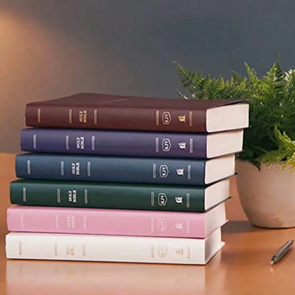 KJV Holy Bible: Gift And Award, Pink Leather-Look, Red Letter, Comfort Print: King James Version