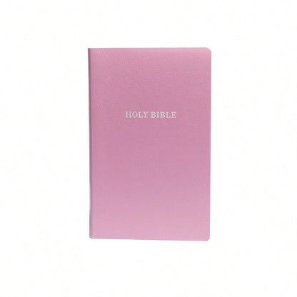 KJV Holy Bible: Gift And Award, Pink Leather-Look, Red Letter, Comfort Print: King James Version