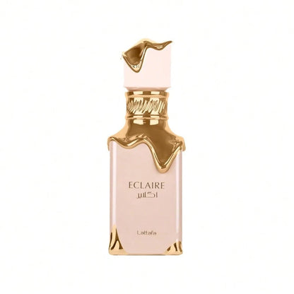 Lattafa Eclaire – Vanilla, Caramel, Sweet, Floral – Long-Lasting Fragrance For Women (10–12 Hours), 3.40 Oz/ 100 Ml